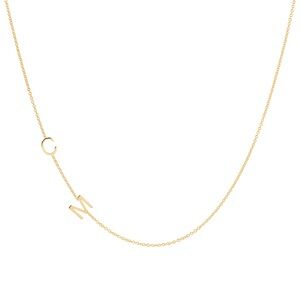 Maya Brenner 2-Letter Necklace